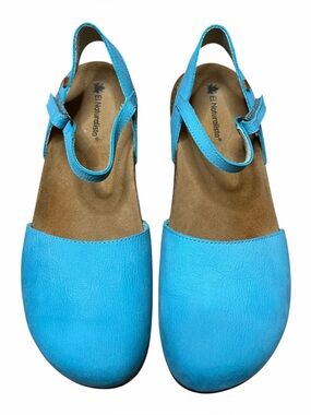 El Naturalista N412 Wakataua Closed-Toe Sandals Size 42/ US 11 Turquoise Blue